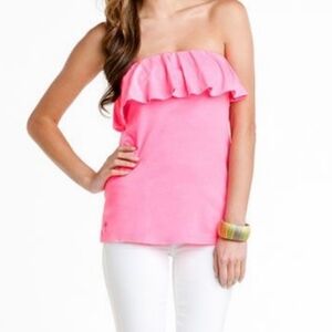 Lilly Pulitzer off shoulder Wiley top